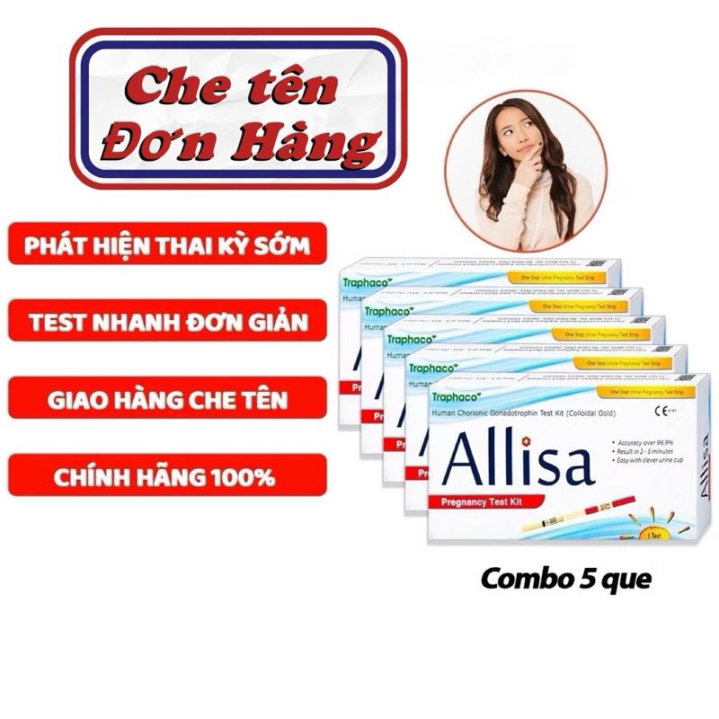 Que Thử Thai ALISA - Com Bo 5 Hộp, Test Nhanh 2 Vạch