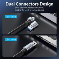 Gambar Vention 2in1 USB-C USB-A to 2.5G Ethernet Adapter LAN RJ45 OTG NAS PC Laptop  CFU dari Vention Authorized Medan Kota Medan 3 Tokopedia