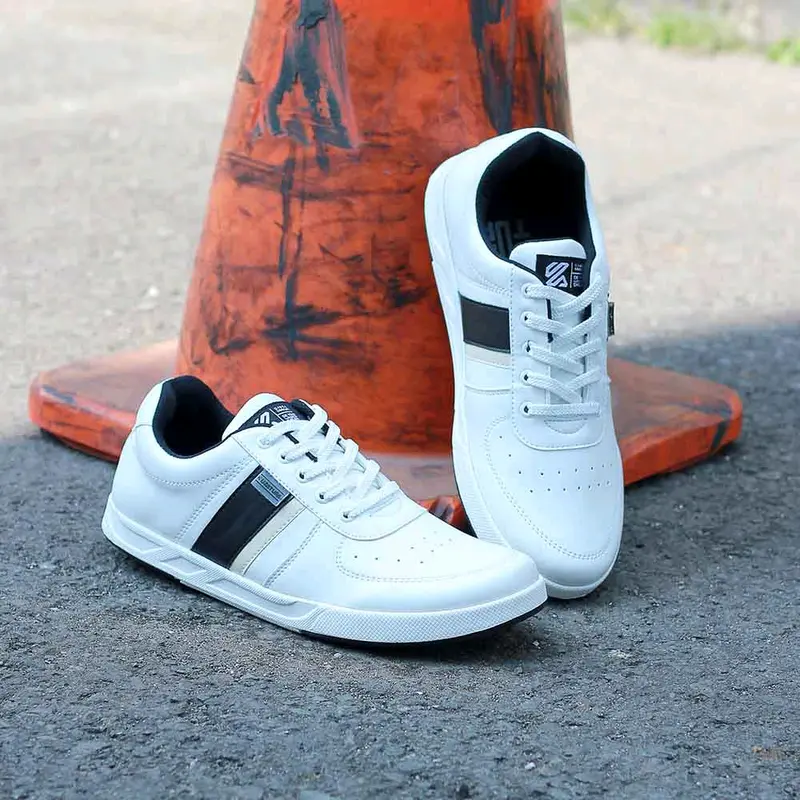 sepatu kuzatura sneaker pria kuzatura sneaker korea sneaker kekinian pria sepatu putih pria Casual Shoes Kasual 3