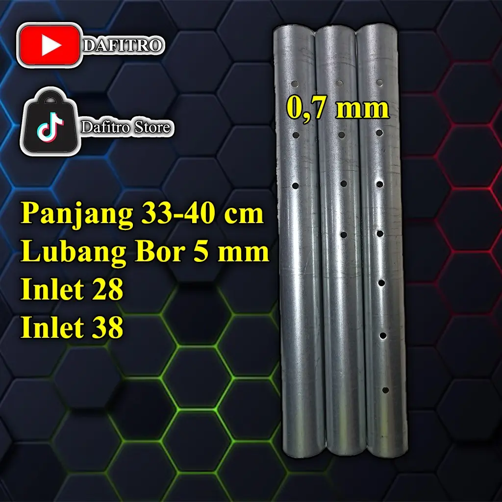 Saringan Bor Boran 3x4 4x4 SarBor Full Saringan Engker Knalpot Vario Beat Scoopy Mio Nmax Pcx Aerox Tsukigi TZM CMS Inlet 28 dan 38 Motorcycle Besi