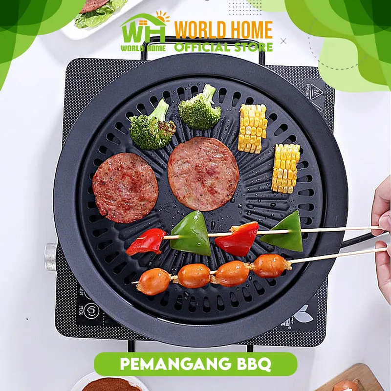 COD WORLDOME Alat Pemanggang Portable Serbaguna 32 cm 3
