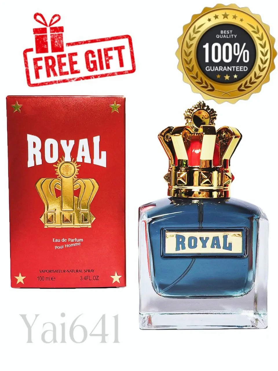 Pour Homme - Royal [For Men] EDP 100ml Natural Spray caramel aromatic sweet citrus vanilla amber soft spicy woody earthy