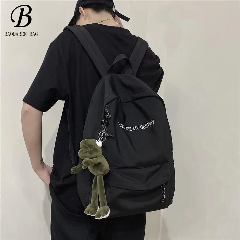 Cặp Sách, Nữ Phong Cách Harajuku Hàn Quốc, Ba Lô Sinh Viên Trung Học Ulzzang, Nam Ins, Thích Hợp Cho Học Sinh Trung Học Cơ Sở, Ba Lô Dễ Phối Đồ