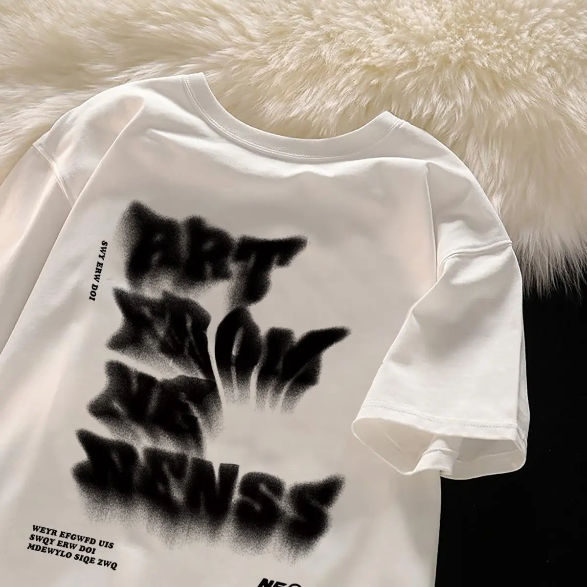 Maverick Kaos Oversize Black Letter T Shirt Distro Pria Wanita Cott 24s N023 Baju Keren Katun