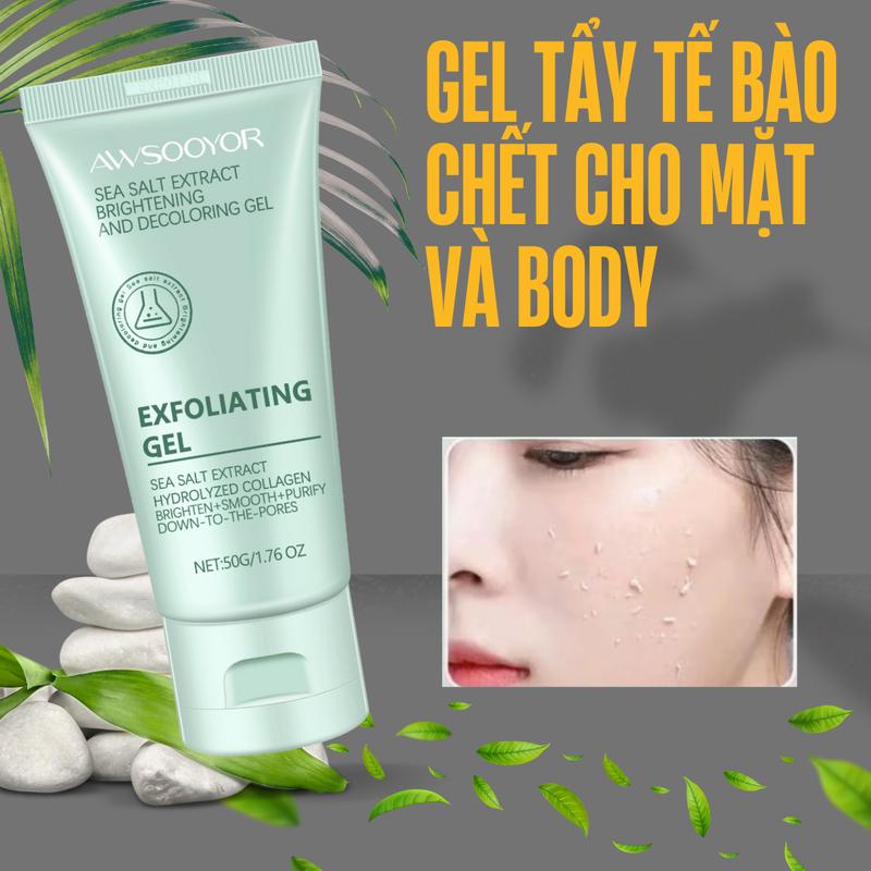 【3pcs  59,000₫  Chlorella Exfoliating dành cho mặt tẩy tế bào chết Kiểm soát dầu Làm sạch sâu Tẩy tế bào chết thu nhỏ lỗ chân lông Tươi mới | Phù hợp với mọi loại da