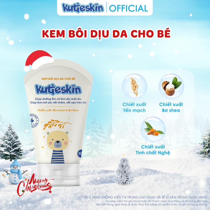  Kem bôi dịu da Kutieskin 30g cho bé  Kem bôi mẩn ngứa - hăm  