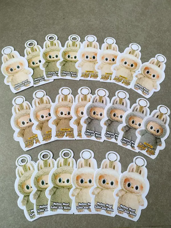 PROMO DISKON Amplop untuk Lebaran 3D Kartun Labubu Lucu 50pcs viral Mix random 2025 8