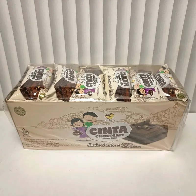 MURAH - Top Time Bolu Lapis Layer Cake 1 Box isi 24 Pcs All Varian 4