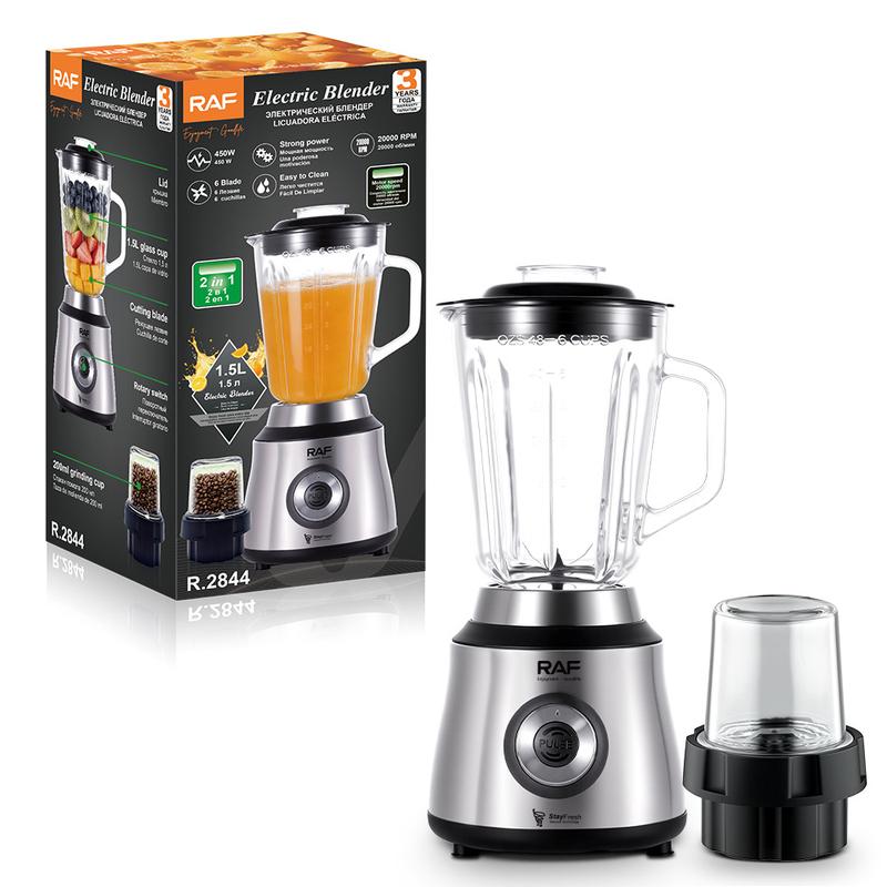 2026 RAF Electric Soy Milk Maker Blender, 1.5L Ice Smoothie Grinder, Household…