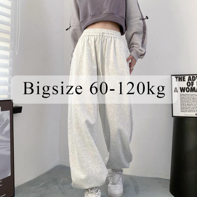  Quần bo chun nam nữ 120kg_ Quần nỉ hai da bigsize Jogger Nam Nữ Unisex phong cách Hàn Quốc BO96 