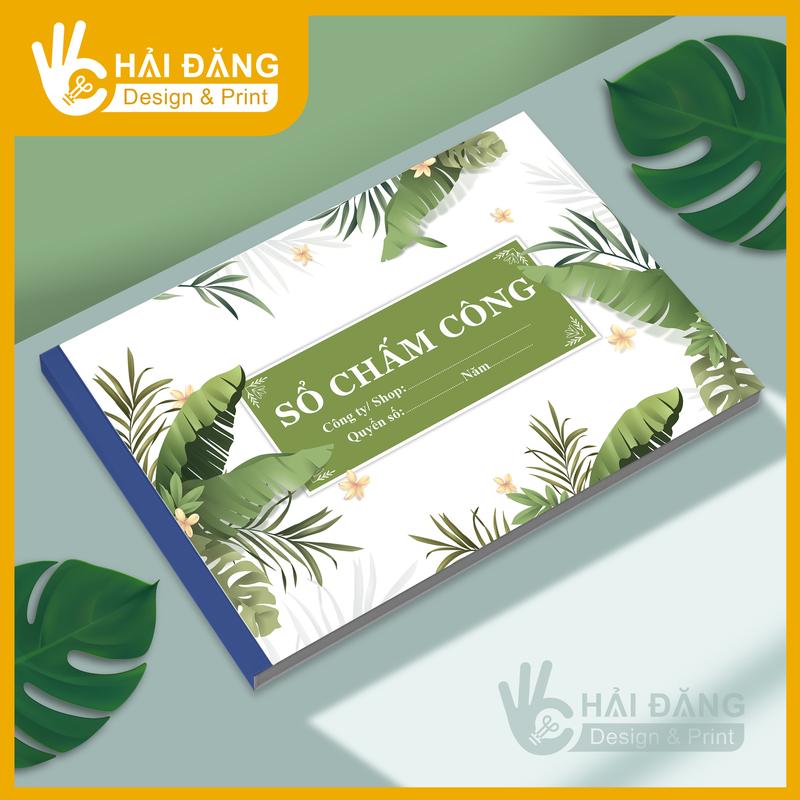 SỔ CHẤM CÔNG - KHỔ A4 - BÌA ĐẸP