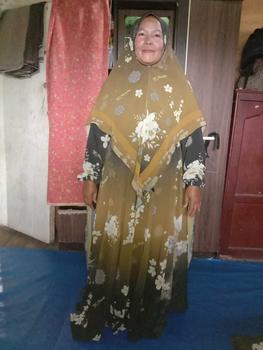 Product Review of Almira Gamis  Motif printing  Digital klok mayung Gamis pesta   Syari Muslim Kondangan from s**h 0