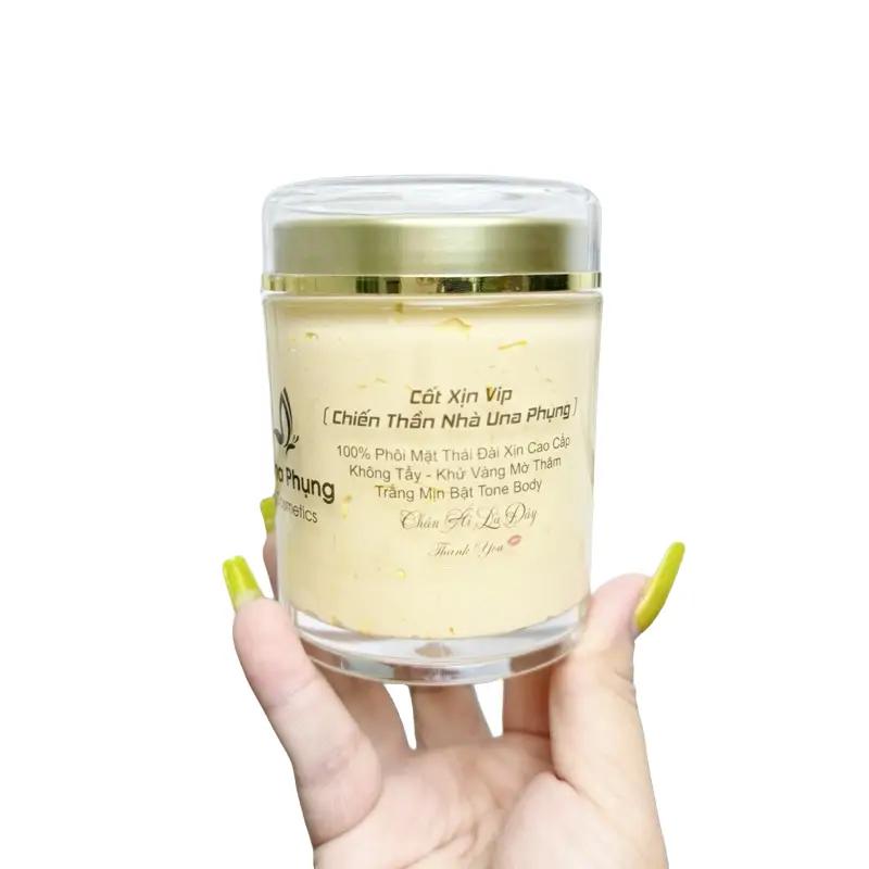 Kem BODY CỐT THÁI XỊN VIP ( Chiến Thần Nhà Una Phụng : 220G ~ 700G ) Cốt ủ không Tẩy - phôi thái trắng hồng mịn da - dành cho mọi loại da body cot thai
