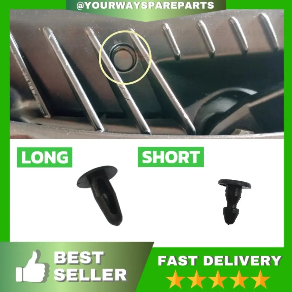 【YW SPARE PARTS】 Proton Wira Wiper Panel Clip Long Proton Wira Wiper Panel Clip Short (U7)