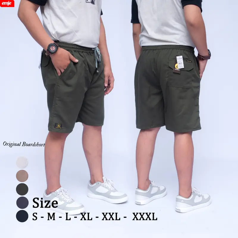 Celana Board short Pendek Pria Casual Outdoor Distro Kolor Yang Ada Kantongnya Jumbo Size S - XXXL Santai Surfing 4