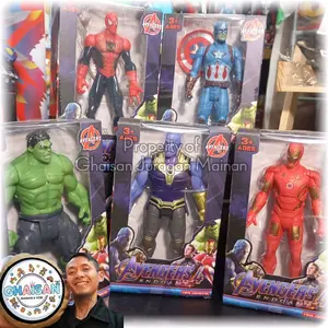 Mainan Action Figure Avengers Ironman Captain America Spiderman Hulk Thanos Bundling 5 Karakter lebih HEMAT