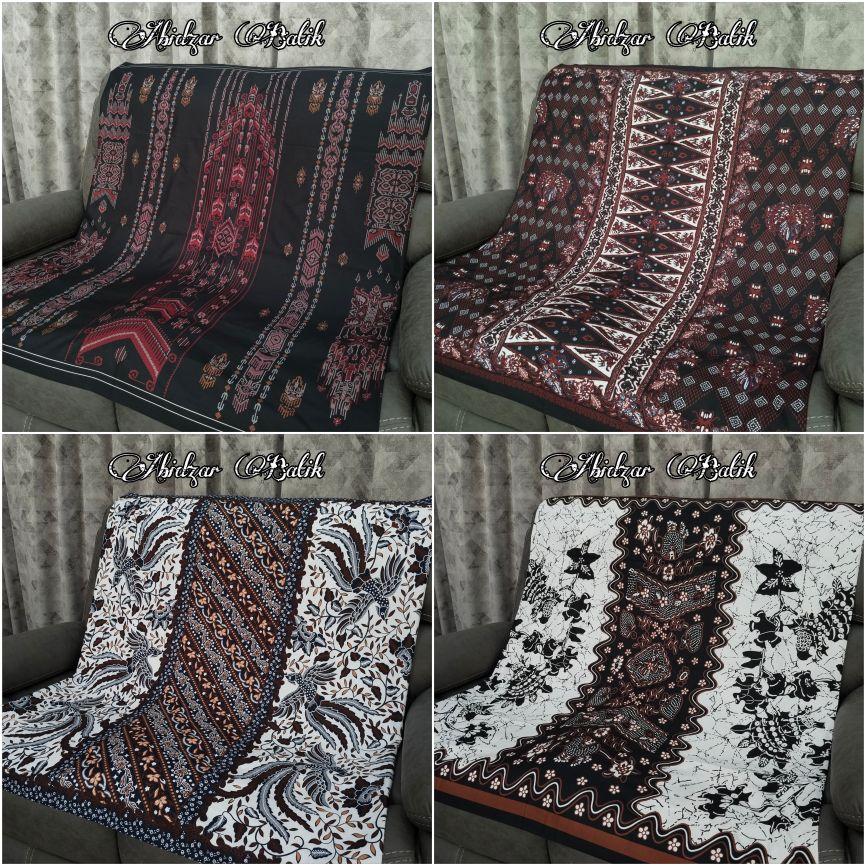 Saroeng Batik santri viral terkini motif terbaru bahan polyster harga grosir kualitas terbaik ukuran dewasa sarung batik printing modern khas pekalongan muslim pria wanita cantik grosir obral putih hitam