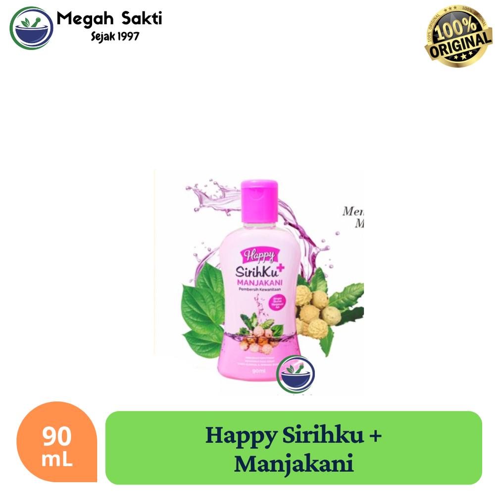Happy Sabun Sirihku Manjakani 90 mL | Sabun cair Pembersih Kewanitaan Gatal Keputihan