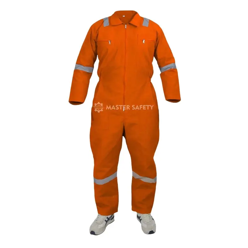 Wearpack safety lengan panjang seragam kerja memakai scotlight - wearpack kerja pabrik bengkel las Abu Hitam Merah Navy Biru Celana Atasan Baju Setelan Hijau 0