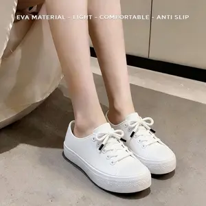 Sepatu Wanita Terbaru Sandal Sepatu Karet Jelly Wanita Empuk Shoes Women Casual Ringan Anti Slip 913M-A