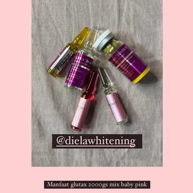 SATUAN GLUTAX BIASA MIX BBY PINK BOOSTER ORIGI WHITENING