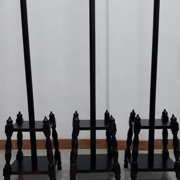 F✪2Y TIANG BENDERA PATAKA LUBANG SATU WARNA HITAM K☛26