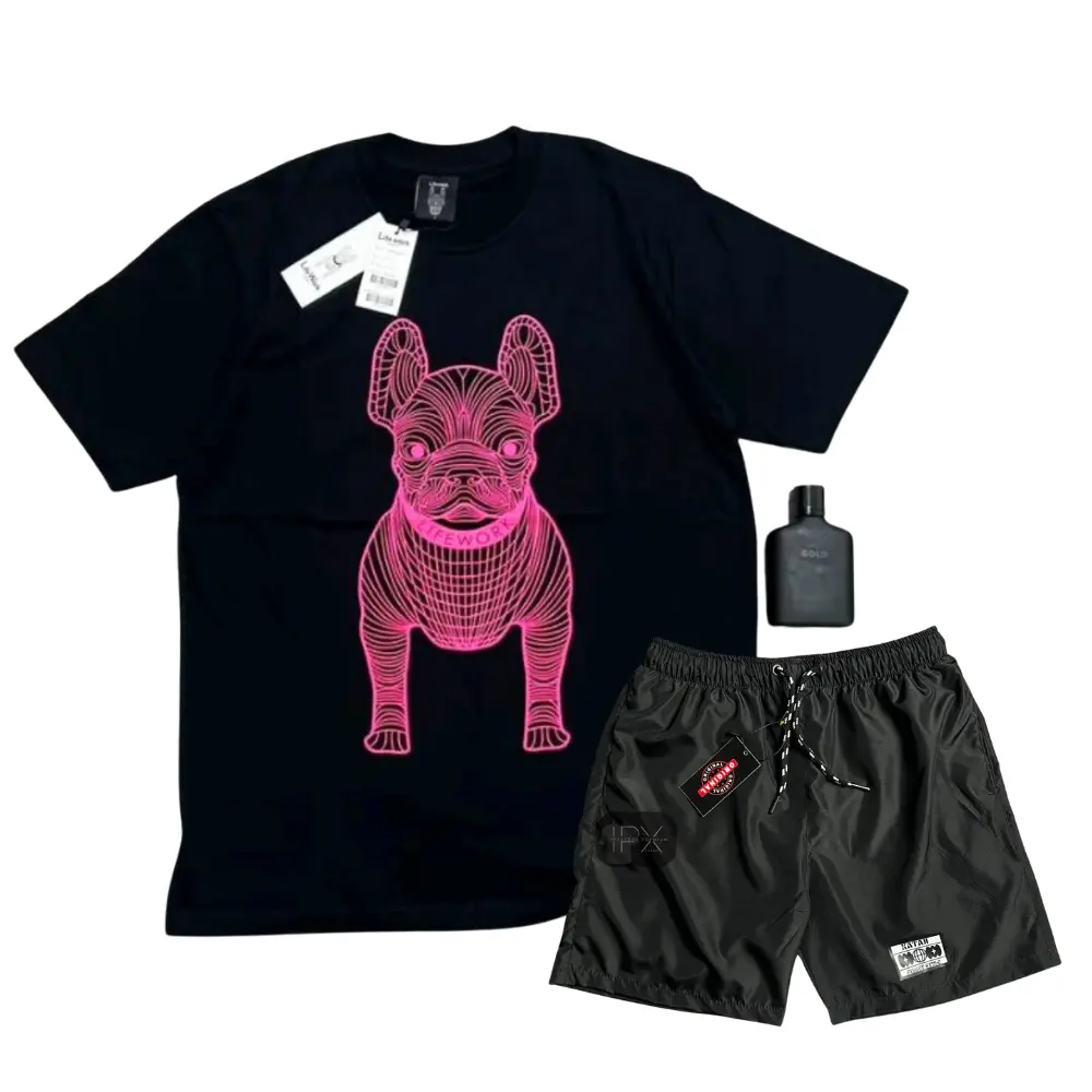 Setelan Distro Kaos dan Celana Broadshort Bahan Nyaman Halus Adem Kaos Radok dengan Desain Unik dan Nyaman untuk Aktivitas Sehari-hari