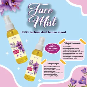 Face Mist Saffron Niacinamide mencerahkan wajah menghilangkan bekas jerawat