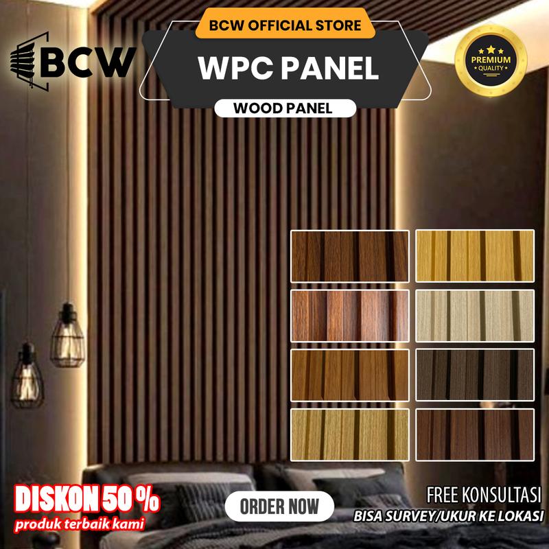 BCW - Wood Panel WPC Dinding Motive Kayu - WPC Wall Panel 0