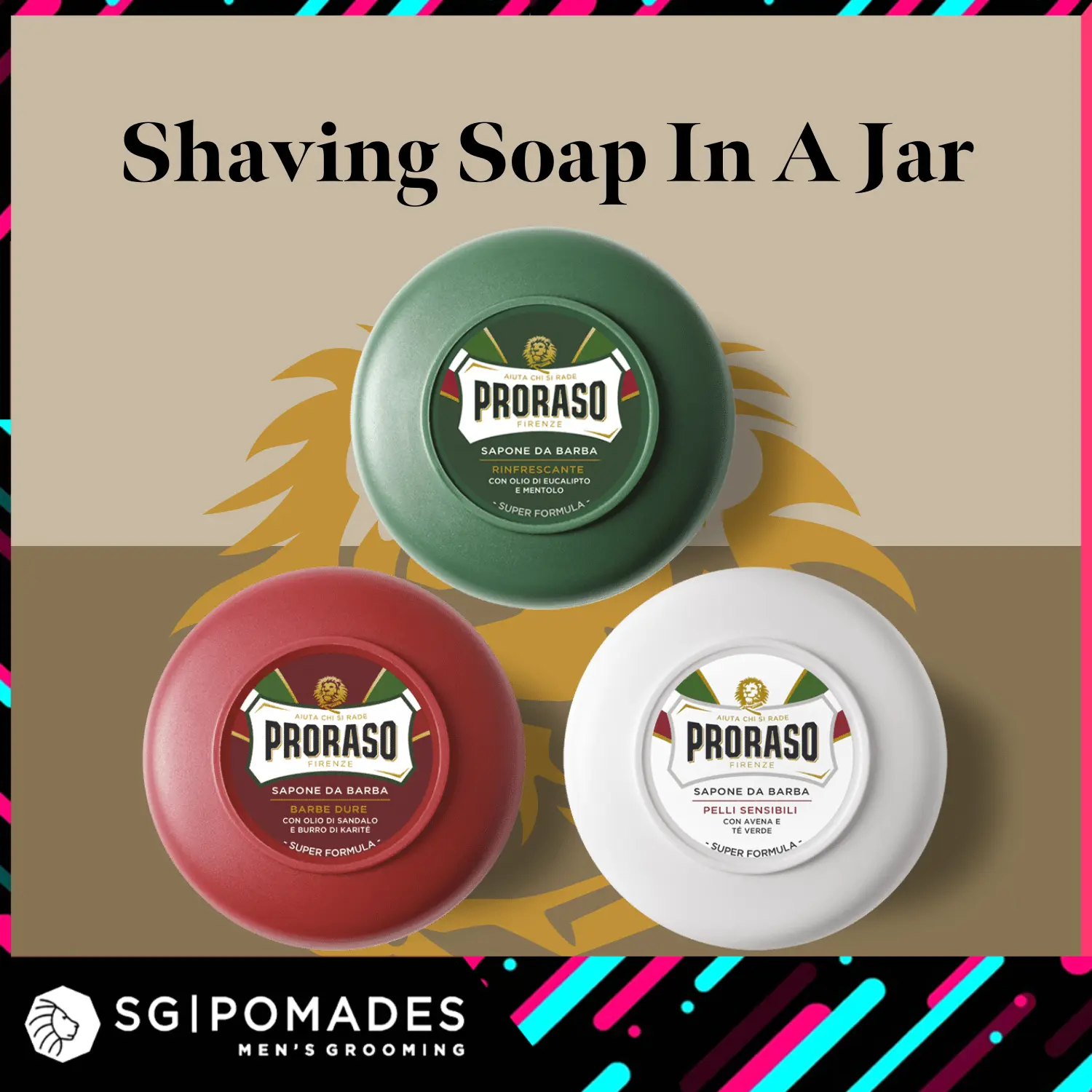 Proraso Shaving Soap in a Bowl 150ml | Moisturizing Shaving Cream With A Rich Lather | Wet Shaving Essential | Refreshing Effect | For All Skin Types