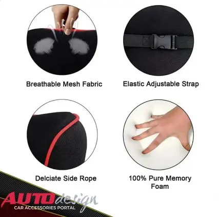 Bantal Mobil Headrest Memory Foam Best Quality Car neck  pillow 5