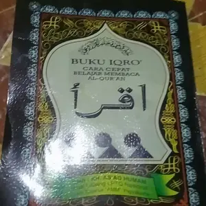 BUKU IQRO BESAR JILID 1 SAMPAI 6 (CARA BELAJAR MEMBACA ALQURAN)