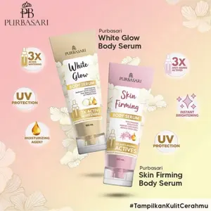 Purbasari Body Serum 180 ML White Glow Firming Skin Phyto Cell Cybright Ceramide Barrier Body Serum