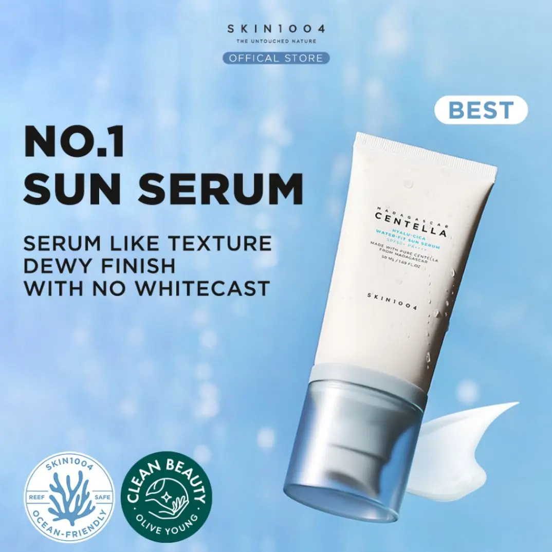 SKIN1004 Madagascar Centella Hyalu-Cica Water-Fit Sun Serum SPF50 PA++++ U8K9E4