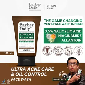 [READY STOCK] Barber Daily Acne Care & Oil Control Face Wash 100mL / Facial Wash / Cleanser Muka / Membersihkan Wajah