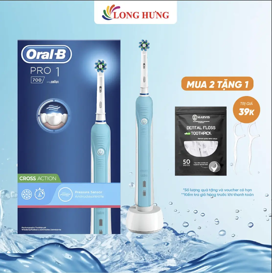 Bàn chải điện Oral-B Pro 1 700