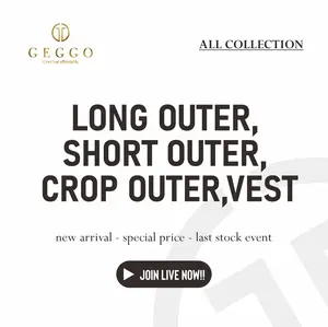 OUTER VEST  COLLECTION - New Collection OUTER Wanita Formal Non Formal Bahan Katun Mix by GEGGO