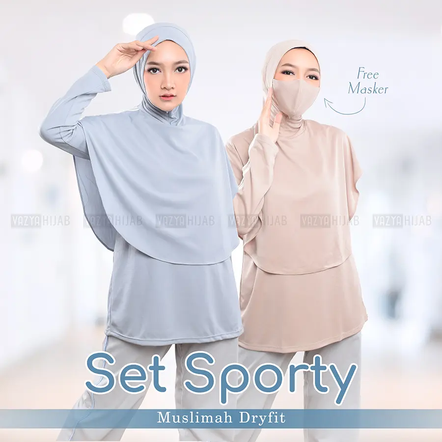 Baju Olahraga Wanita Muslimah Dryfit