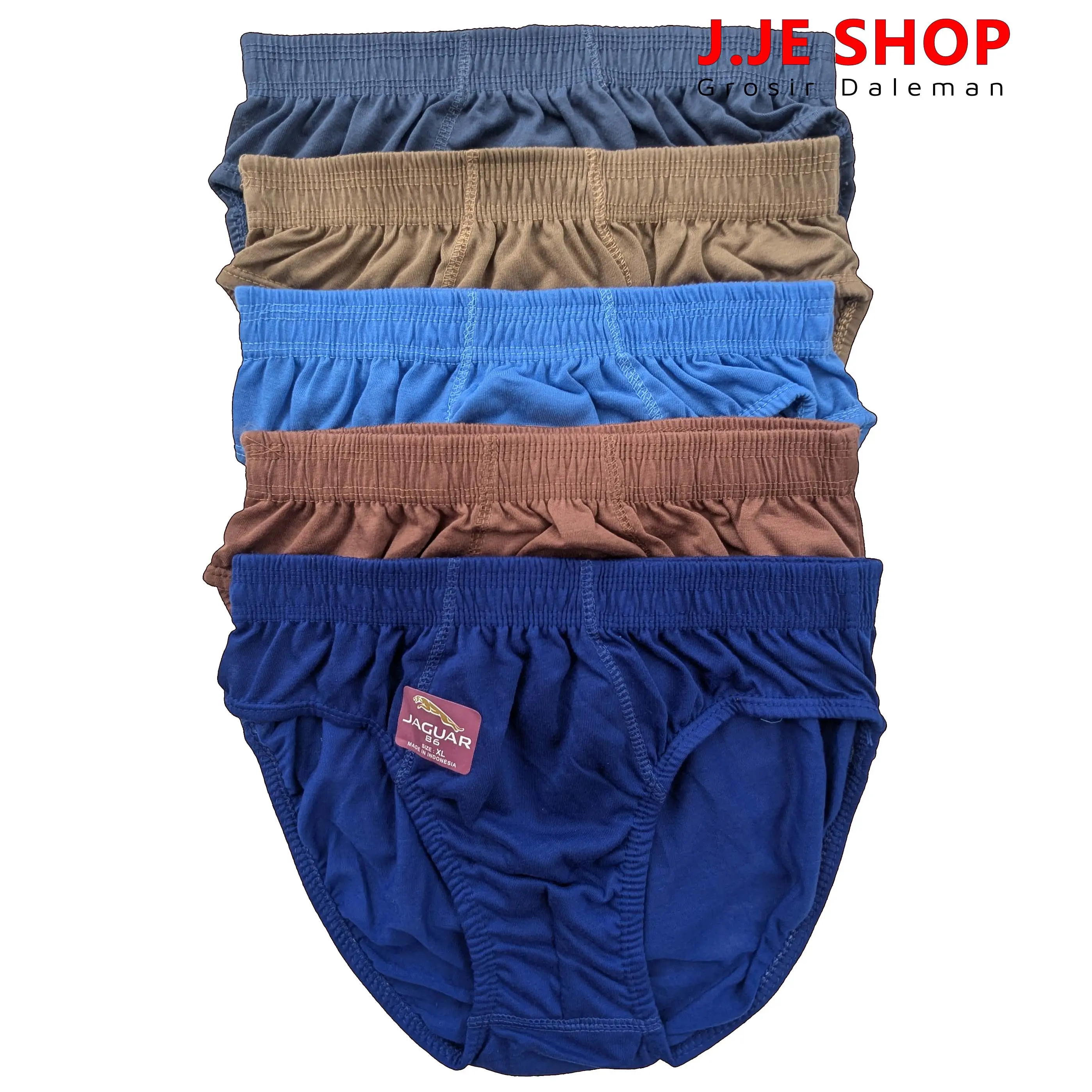Celana Dalam Pria Jaguar Momotex Brontex Polos - Harga Lusinan - Murah, Nyaman Kualitas Premium