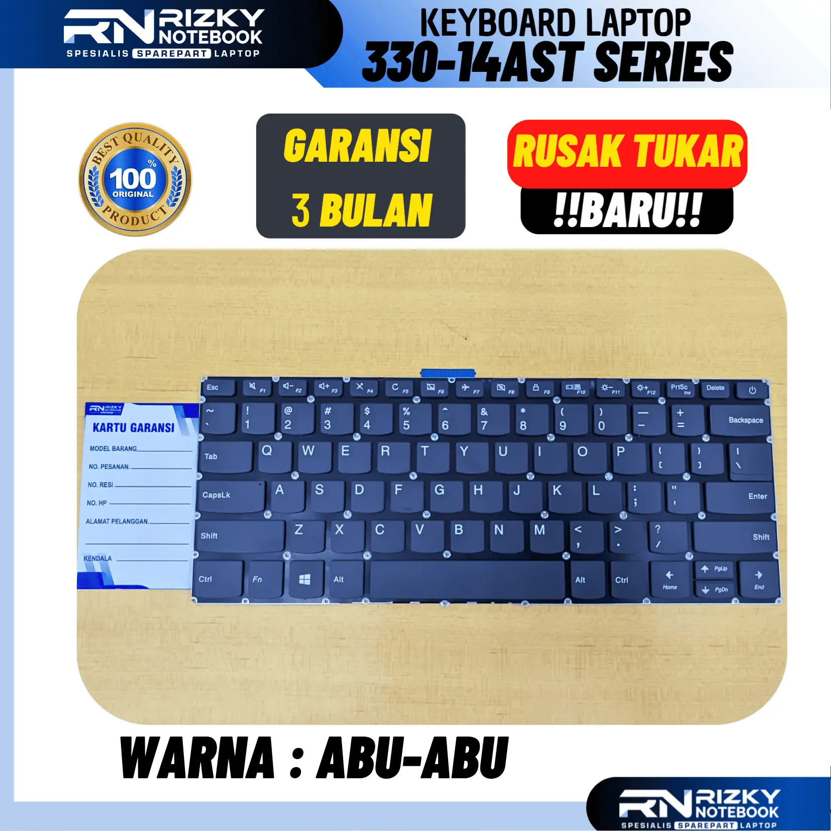 Keyboard Laptop seri 330-14AST 330-14IGM 320 14 130-13 130-14AST 130-14IKB S145