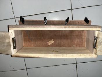 Product Review of Rak Dinding Minimalis Rak Dinding Serbaguna Rak Make Up Gantungan Kunci Gantungan Baju Rak Multi Fungsi Kitchenset Mini Kayu Jati Blanda Rak dapur from 𝕮**☕ 2