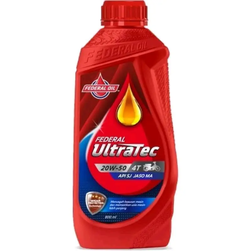 OLI FEDERAL ULTRATEC 0,8L UNTUK SEPEDA MOTOR 4TAK
