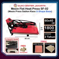 Gambar Mesin Press Sablon Kaos 60x40 U-Shape High Pressure SF-02 untuk Kaos, Bag, Puzzle, Plat Aluminium, Bantal ( DTG, DTF, Polyflex, Sublime, Transfer Paper, Platisol, Rubber ) - SF-02 60x40, Surabaya dari Sun Indonesia Kota Surabaya 4 Tokopedia