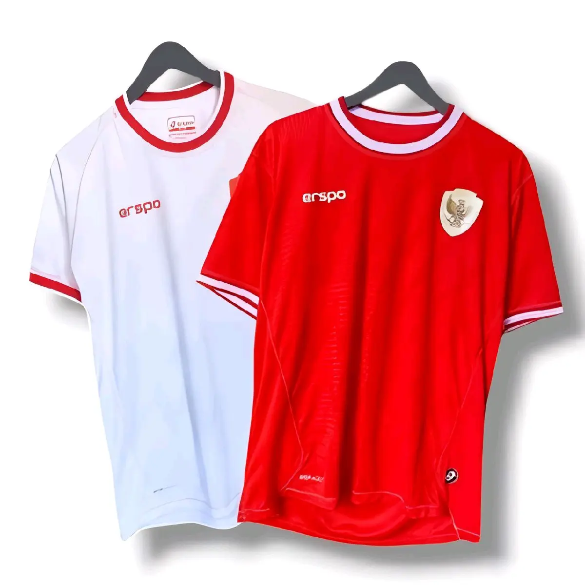 Setelan Jersey Timnas Indonesia Home Away Terbaru Pra Piala Dunia 2026 Dewasa Unisex Sport Baju Olahraga Pakaian Timnas Indonesia