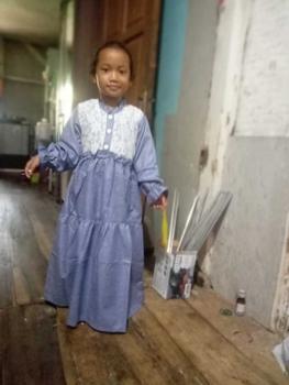 Product Review of Dress panjang Lyra gamis anak perempuan usia 2-10tahun bahan katun madinah from Q**z Q**e 0