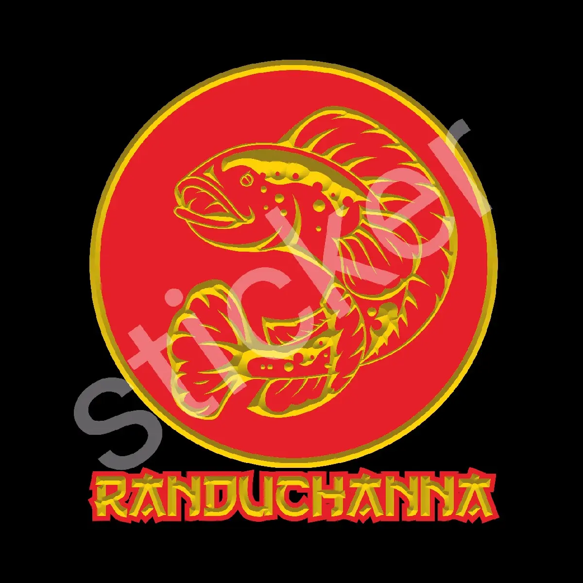 sticker pulchra size 8-9cm