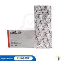 Gambar CAVIT-D3 STRIP ISI 10 TABLET dari Apotek Arjuna By GoApotik Kota Administrasi Jakarta Timur 2 Tokopedia