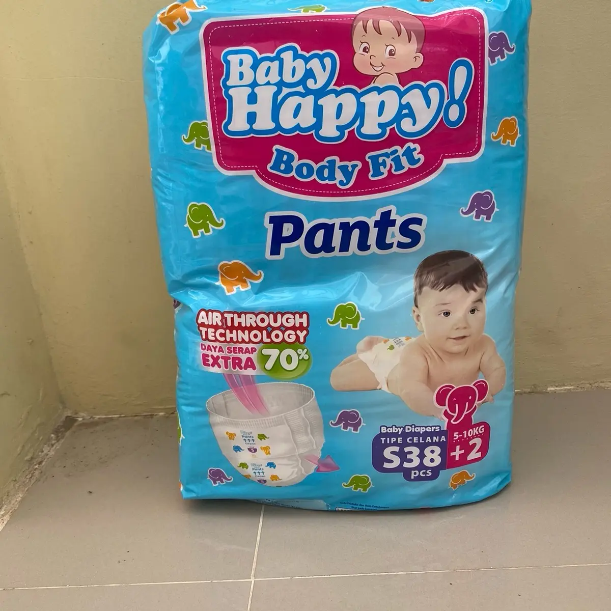 2 ball pampers babyhappy (S40/M32/L28/XL26/XXL24)