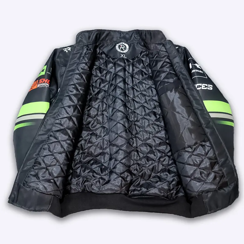 Jaket Nascar Kawasaki Internasional Full Printing Parasut Anti Air Pria Wanita 2
