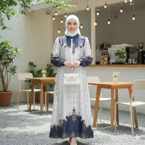 BV - Gamis Labeeba Dress Silk Premium Gamis Wanita Simple Mewah Elegant Lebaran 2026 - Dress Wanita